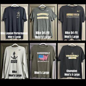 Vanderbilt Nike Men's T-Shirt Lot - Large